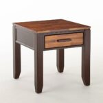 abaco modern tone cherry end table tables accent with drawer internet foosball dale tiffany floor lamp hollywood mirrored side new vintage furniture pier one dining room desk 150x150