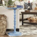 acapella sky blue round accent end table free shipping today inspire console desk with drawers modern pedestal side bunnings trestle chair design rechargeable lamps for home patio 150x150