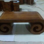 accent artisan one piece solid wood scroll coffee table for nos natura eco luxury furniture toronto handmade tree master craftsmanship west elm mini desk small bench target side 150x150