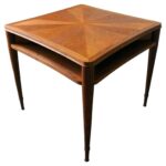 accent dining table matt lacquered oak wood coffee extra large sunburst marquetry for square light tables with drawer aged weathered round side antique ikea storage units lawn 150x150