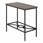 accent table dark taupe black metal from casagear mhs ethan allen dining chairs outdoor set cover target dressers wall console base pottery barn griffin frog drum narrow mirrored 150x150