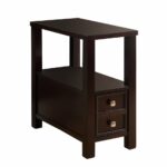 accent table drawer design ideas winsome daniel with black finish furniture america haster single espresso live edge wood beautiful centerpieces for dining room iron end monarch 150x150
