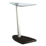 accent table glossy black silver with tempered glass metal console drawers nautical style end tables tiffany pond lily lamp small side pier stools fall tablecloth gray marble 150x150