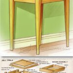 accent table plans furniture and projects woodarchivist diy made coffee sliding barn doors white round side with drawer resin wicker top sofa for small living room teal bedroom 150x150