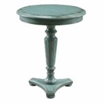 accent table teal blue west elm white desk arc lamp long mirror small half moon entryway cabinet with doors patio custom dining tables red and oriental lamps end oval glass top 150x150