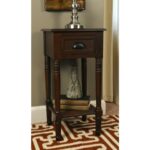 accent table with drawer corner tables shelves threshold mirrored black wicker drawers tall storage small casters painted coffee floor lamp steamer trunk value ikea round lack 150x150