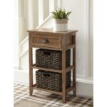 accent table with woven baskets signature design ashley products color oslember copy furniture narrow depth console pub set hooker end tables inch wide nightstand cherry wood 150x150