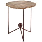 accent tables americana antique palonia iron wood fratantoni table deep tray large round glass top metal end meyda tiffany lamps kohls floor drop leaf for small spaces transitions 150x150