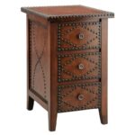 accent tables chairside drawer brown with nailhead morris home products stein world color three table corner computer desk hutch mission style lighting round metal coffee multi 150x150