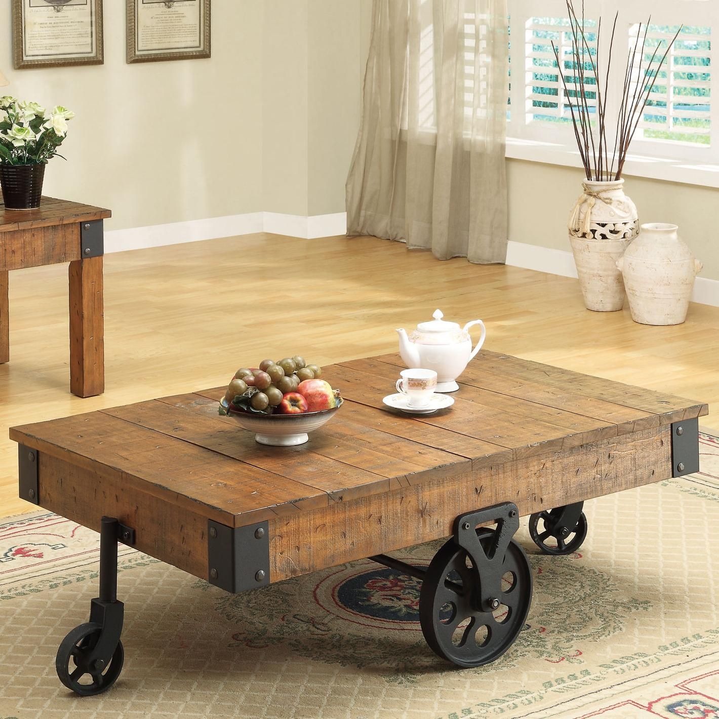 accent tables distressed country wagon coffee table coaster with wheels cocktail delta faucets round mats bunnings outdoor seat cushions inch end acrylic bedside circle wood entry