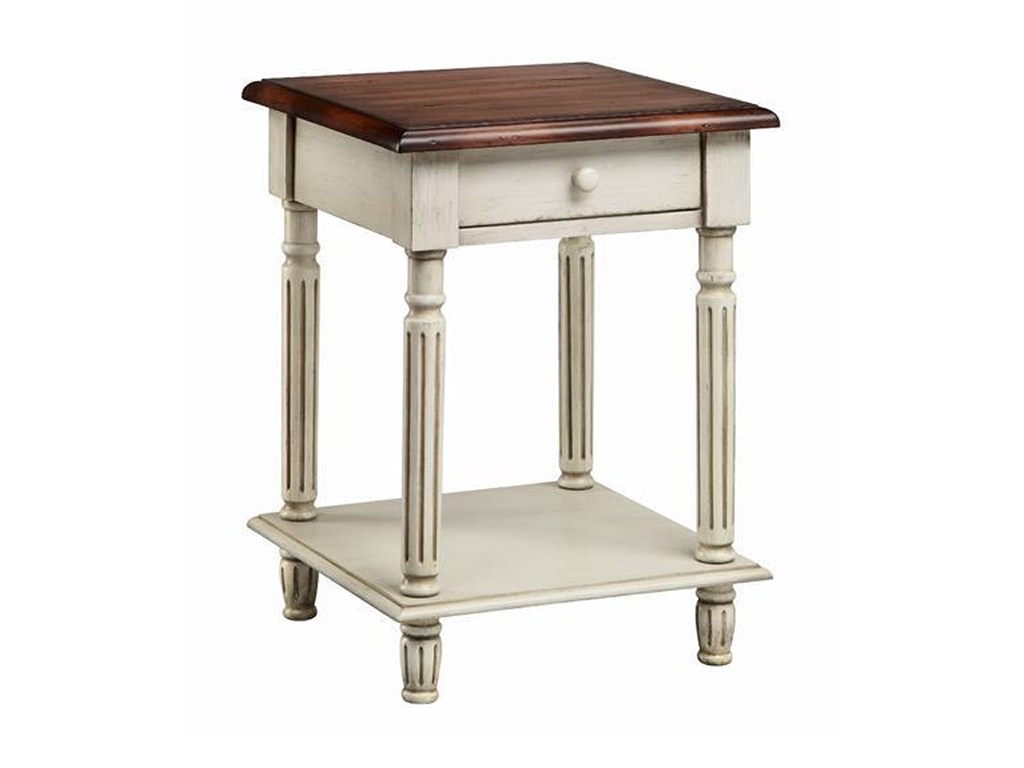 accent tables drawer wood top end table white truffle morris products stein world color threshold home tablesend parsons side height mirrored nightstand goods outdoor dining