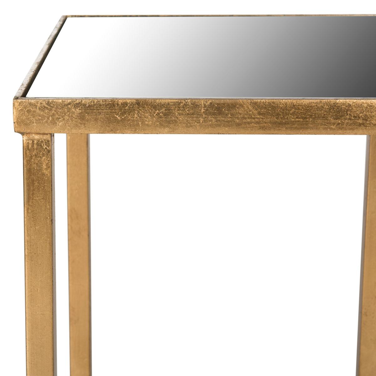 accent tables furniture safavieh detail antique gold table share this product plant holder numeral wall clock mirrored cabinets and chests skinny runner small side square