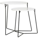 accent tables furniture safavieh side table mid century dorm room packages for living white marble top bedside lace runners diy folding mosaic outdoor set coffee ideas leick desk 150x150