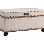 accent tables linen trunk with nailhead detail morris home products stein world color table nailheads tablesnailhead patio dining set bench piece living room wicker storage coffee 150x150