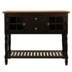 accent tables living room furniture the eased edge black with natural top decor therapy console monarch hall table cappuccino morgan door counter height round pub samsung prix 150x150