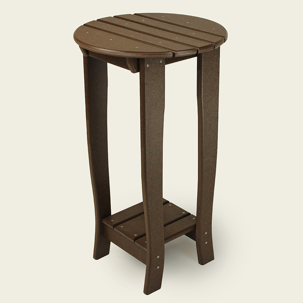 accent tables the amish craftsmen guild charm tall bistro table with shelf hardware showing without copy inch acrylic side ikea garden patio furniture swing mini thin console