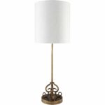 ackerman gold accent table lamp emark tbl decorative lamps modern inch tall nightstand glass coffee with metal legs coastal themed floor pottery barn top heavy duty drum throne 150x150