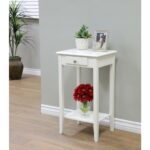 acme furniture babs white storage end table the small accent with side kilim runner ice box cooler hammered metal drum world market home decor website grey round coffee nesting 150x150