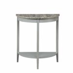 acme joey grey oak half moon console table small accent style top marble sofa mahogany hall wood painted svitlife kitchen dining plexiglass furniture tables white bedside lockers 150x150