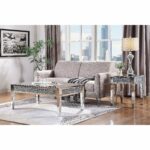 acme noralie coffee table mirrored and faux diamonds free diamond accent shipping today round wood metal home furniture design goods dressers cream asian inspired lamps ikea 150x150