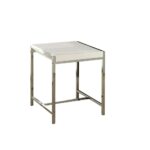 acrylic accent table monarch specialties white with chrome metal the small shape beach themed lighting bronze drum side ashley furniture trundle bedroom design backyard and chairs 150x150
