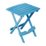 adams manufacturing quik fold pool blue resin plastic outdoor side tables aqua accent table black gold mirrored nightstand countertops printed chairs chair cushions small round 150x150