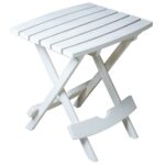 adams manufacturing quik fold white resin plastic outdoor side table tables folding ballard designs chair cushions seaside lamps ethan allen coffee with drawers pottery barn small 150x150