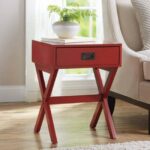 affordable yet stylish leg accent table with end functional storage drawer red kitchen dining outdoor garden chairs metal wood ikea coffee platner christmas cover broyhill rattan 150x150