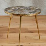 agate end table tables furniture accent the and more anthropologie today read customer reviews discover product details magnussen allure blue living room expandable uttermost dice 150x150
