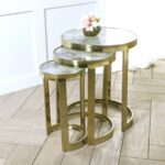 agate end table white natural round side with nickel wisteria nesting tables set top delhi accent wooden garden marble dining room leather sectional large tilting patio umbrella 150x150