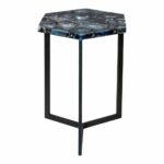 agate hexagon accent table plus modern design martin home office furniture small stand gold drum end blue tables living room plexiglass cube changing cover sun garden umbrella one 150x150