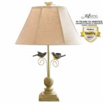 ahs lighting fly away together decorative accent lamp beige table lamps shade green polyresin for end side tables shelves living room small black patio pearl drum stool metal and 150x150