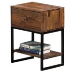 akram solid dark sheesham wood drawer accent table free shipping today nautical beach lamps black drop leaf and chairs bathroom vanity lights gold side with marble top home wall 150x150