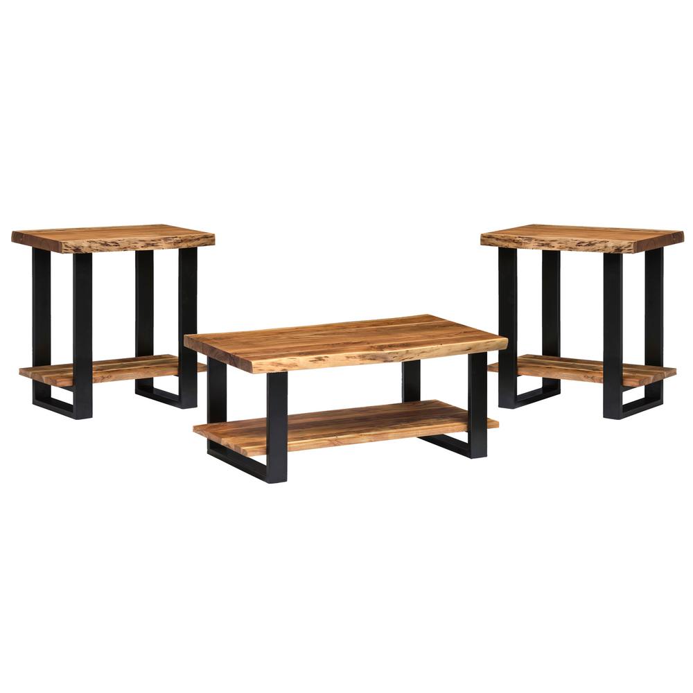 alaterre furniture alpine natural live edge coffee table and tables accent brown set end the candle centerpieces chairs for living room kitchen lamp shades winsome wood dresser