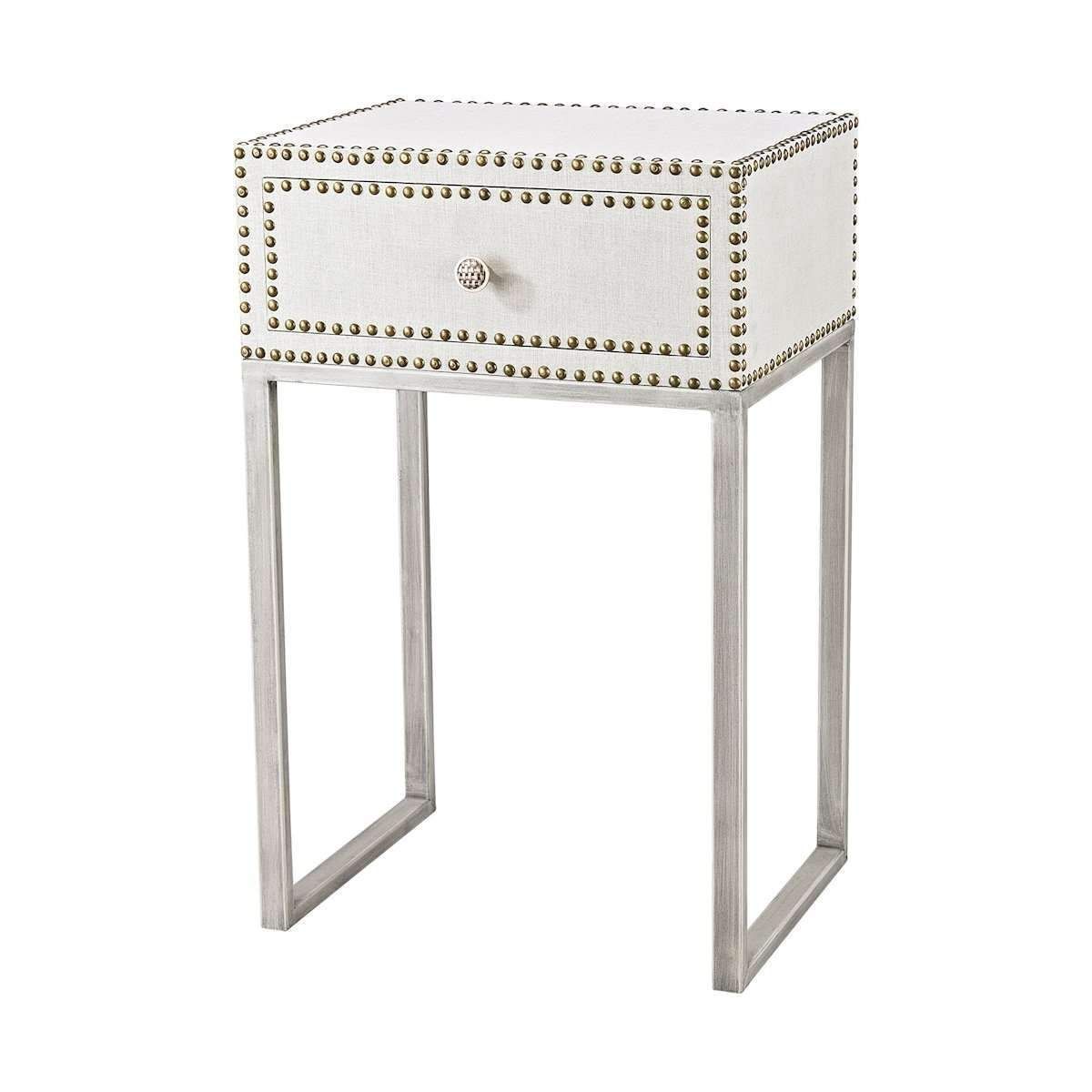 albiera drawer accent table sterling products with nailheads metal coffee legs island county bedroom decoration crystal side lamps uma console dark brown entry small porch square