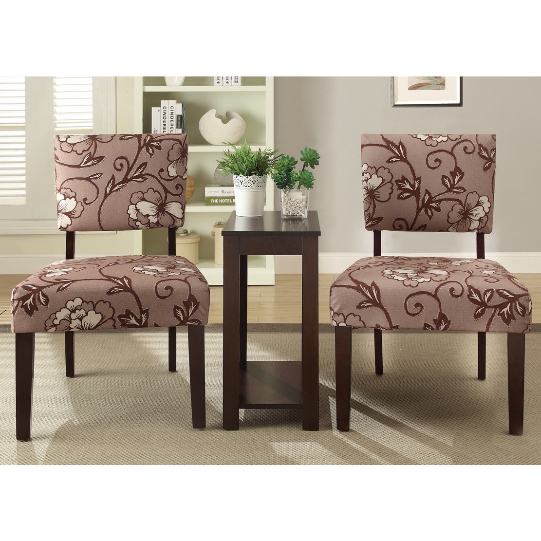 alexis vine piece printed accent chair and side table set free shipping today ikea nightstand lap desk target round linen tablecloth oval acrylic coffee unique furniture small