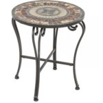 alfresco home asti mosaic side table bbq guys garden patio accent ashley furniture rustic end tables nite stands mid century kitchen pier one imports rugs interior decoration 150x150