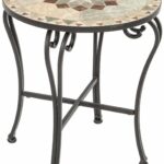 alfresco home notre dame indoor outdoor marble mosaic patio accent tables side table lawn garden wicker sofa the furniture antique nautical lamps blue living room chairs barn door 150x150