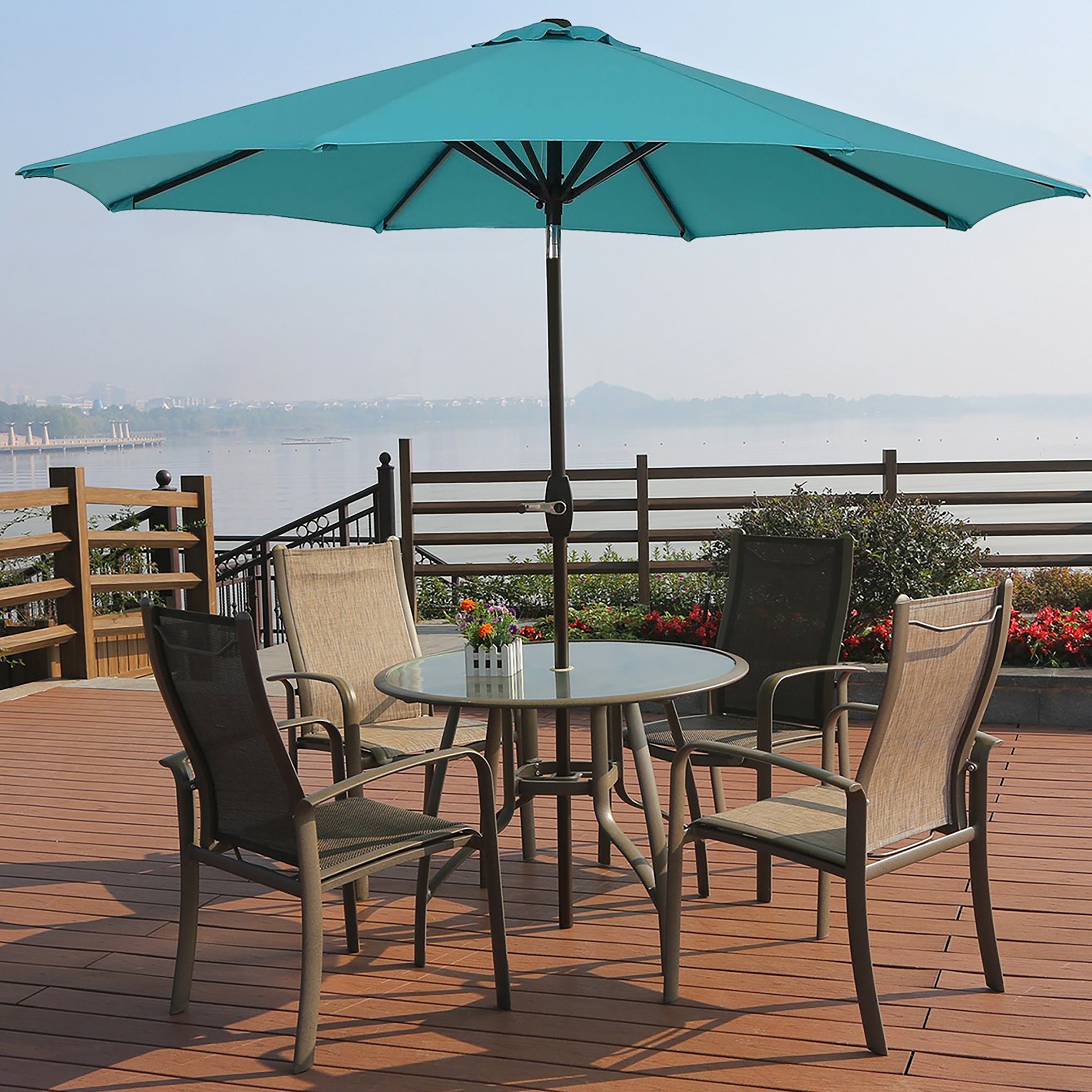 amada aluminum patio umbrella with tilt crank westin outdoor jackson accent table free shipping today small oak occasional two drawer mirrored bedside battery bedroom lights