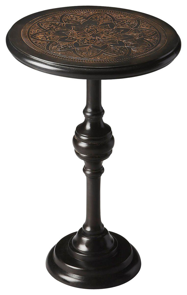 amazing butler furniture but selma traditional round side tables accent table black unfinished top ethan allen imitation white marble dining kmart bedroom bar height patio