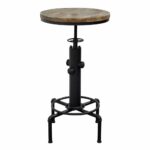 amazing diamond sofa brooklynbtbl brooklyn adjustable height bar tables bistro table with weathered grey top and black powder coat hydrant base gray accent piece set sheesham wood 150x150
