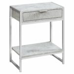 amazing monarch specialties accent table grey cement chrome metal large marble top coffee plastic cloth small wooden with drawers dining set pier one shower curtains chair design 150x150