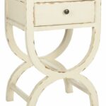 amazing safavieh maxine accent table with storage side tables drawer vintage cream small narrow console antique nesting wall west elm industrial yellow bedside lamp mini abacus 150x150