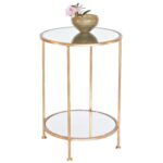 amazing small metal accent table with coffee inspiration worlds away chico tier gold leaf side mirror top outdoor bar height malm nightstand rattan pottery barn square pink 150x150