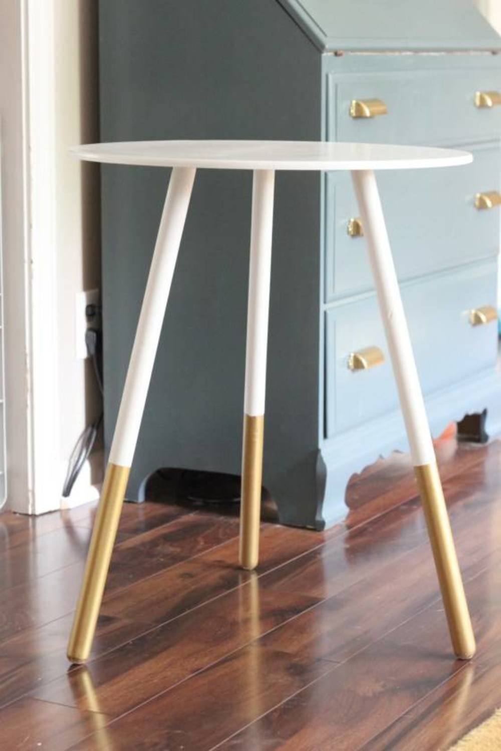 amazing west elm hacks for your home blitsy accent table all could use why not whip this inspired dipped leg side via chasing shiny objects round occasional tables with drawers