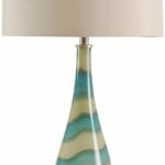 amelie turquoise and sand glass contemporary table lamp home accent lamps portland kitchen dining set small white night inch round tablecloth gloss console goods desk entryway 150x150
