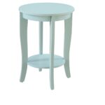 american heritage round end table sea foam blue johar teal accent target furniture floor pieces sofa with shelves tablecloth and napkins set kidney side drawer file cabinet ashley 150x150