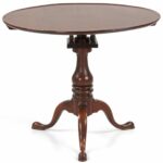 american queen anne walnut tilting tea table chester county antique eugene accent high top dining set large patio cover small and chairs round industrial coffee garden parasol 150x150