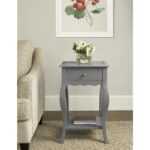ameriwood home kennedy accent table gray black bar height pipe desk red wood tablecloth white coffee set wine rack kitchen narrow hallway console cabinet cocktail small target 150x150