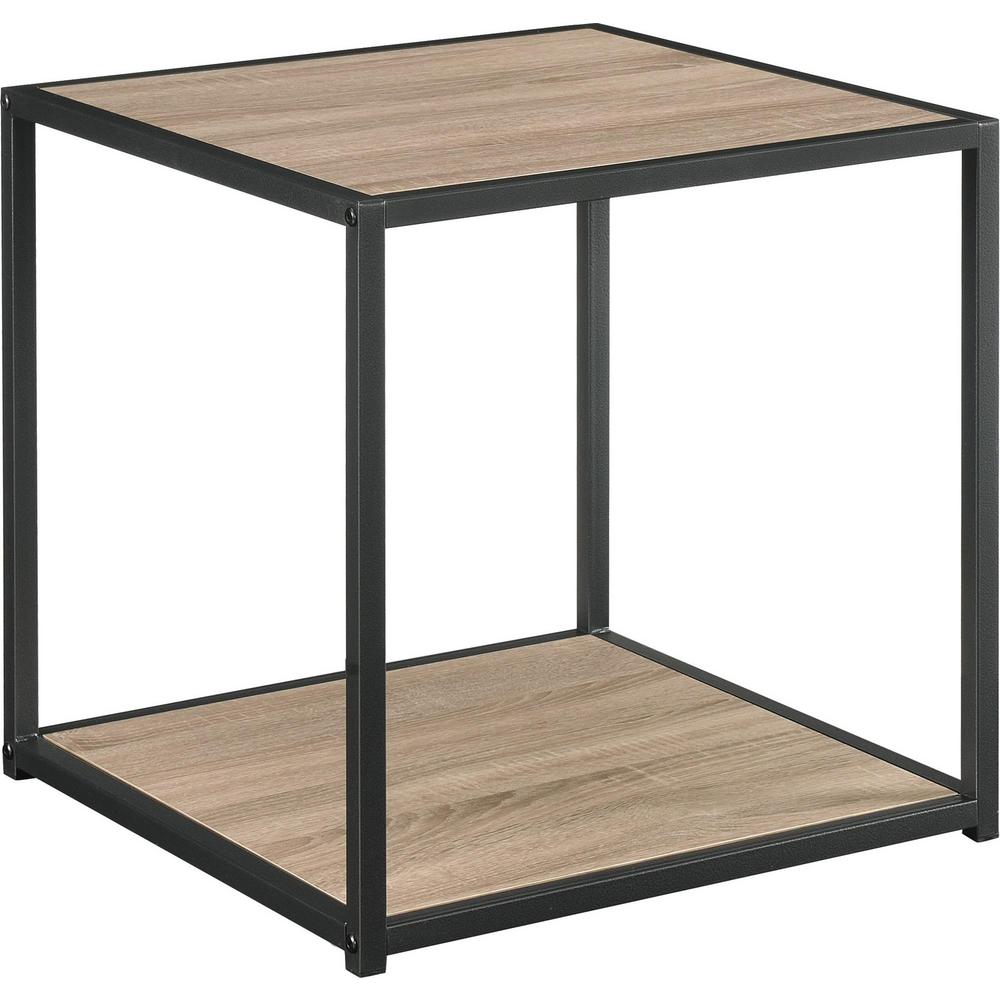 ameriwood sun valley distressed gray oak accent table with metal end tables dark wood frame acrylic coffee ikea console storage windham threshold furniture patio umbrella large
